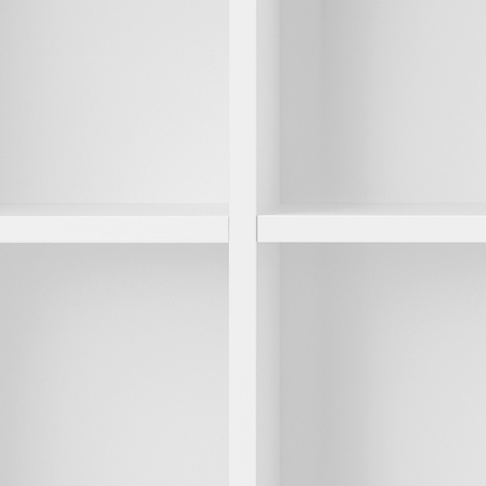 Leziter Boxie dulap de perete deschis 80x80x37 cm alb [4]