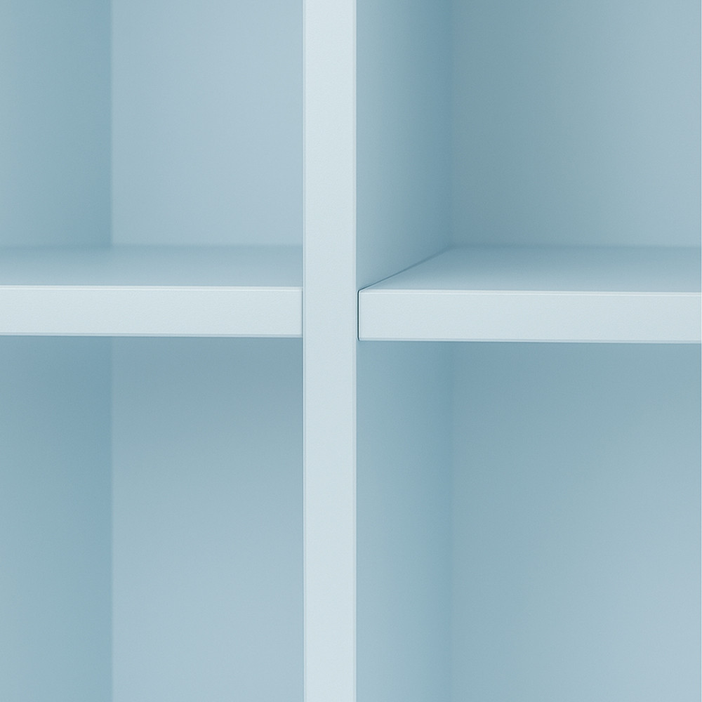 Leziter Boxie dulap de perete deschis 80x80x37 cm albastru [7]