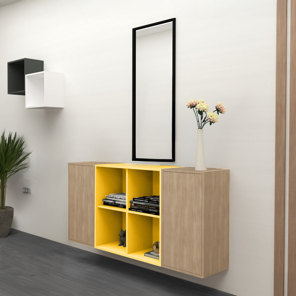 Leziter Boxie dulap de perete deschis 80x80x37 cm dove [1]