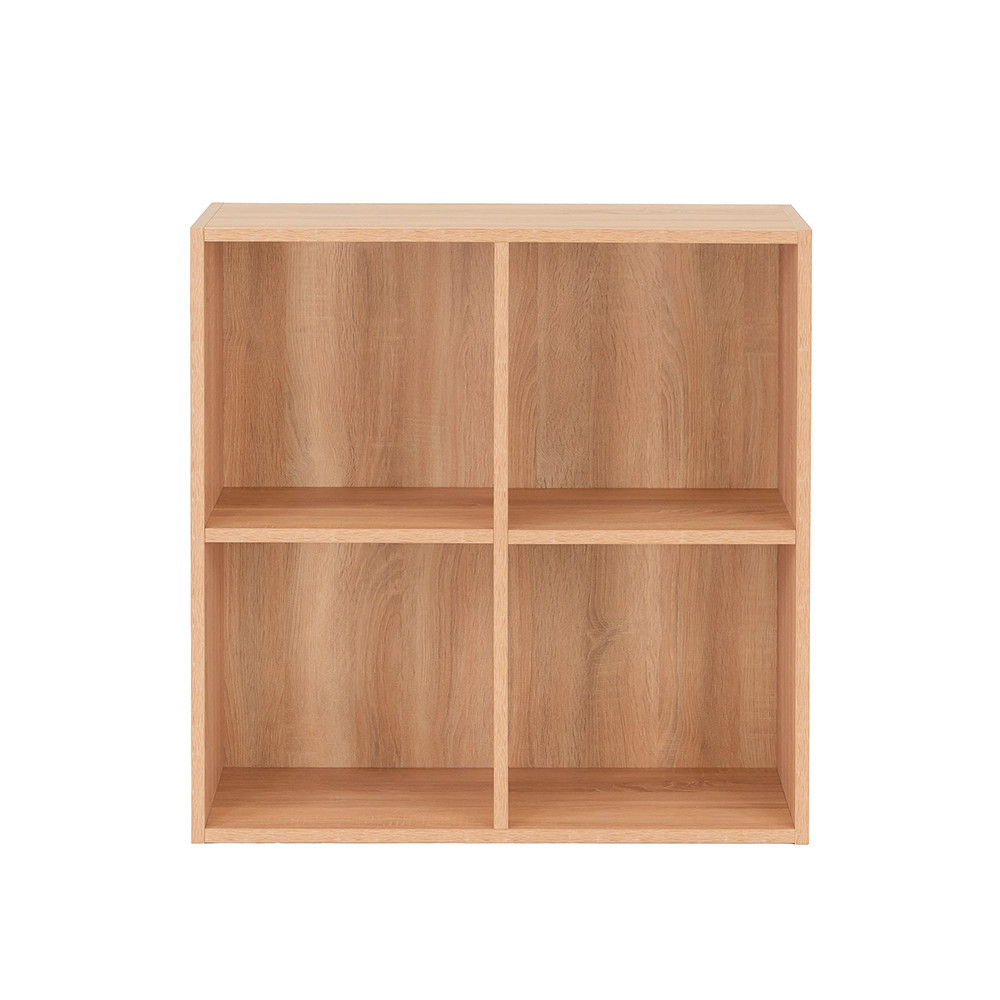 Leziter Boxie dulap de perete deschis 80x80x37 cm stejar sonoma [3]