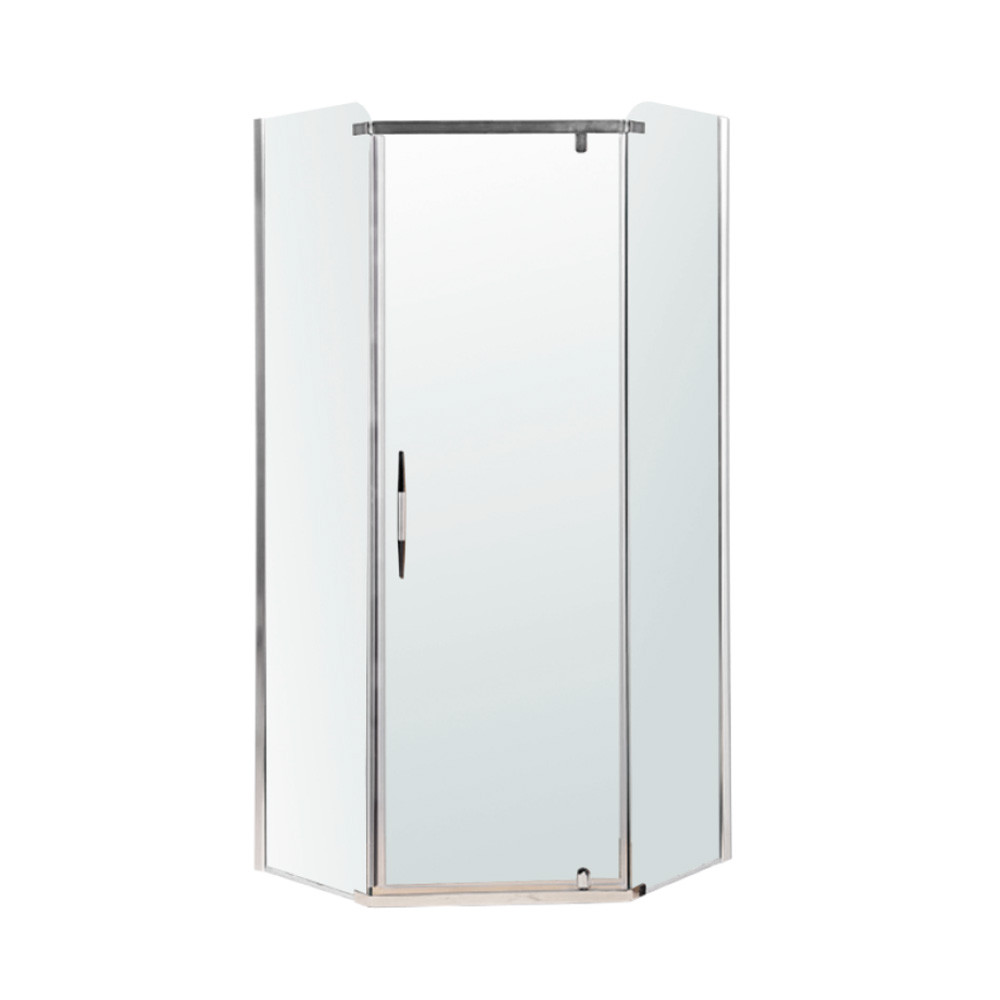 Cabină de duș pătrată / Cabină de duș dreptunghiulară - Leziter Celtic 90x90 cm cabină de duș pentagonală fără tavă