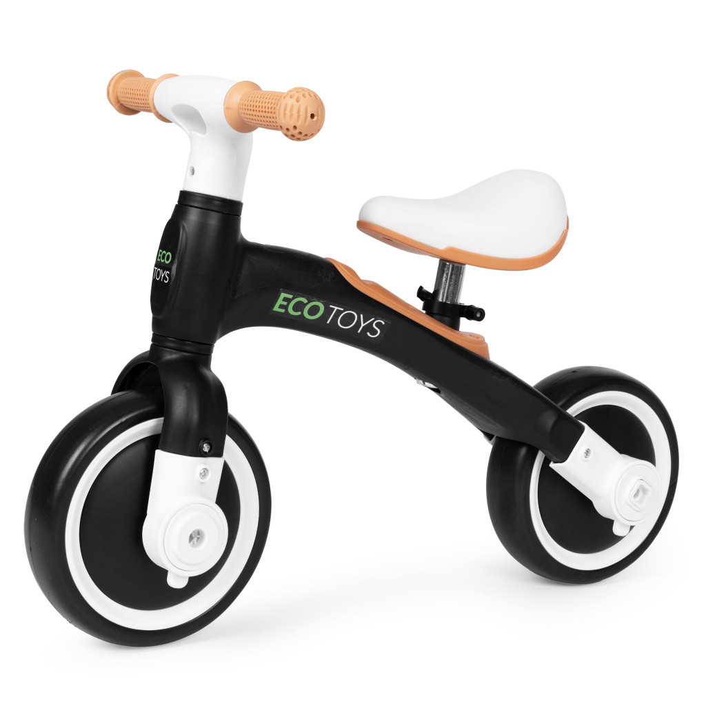 Homelux Bicicletă de jogging 3-in-1 cu pedale și roți laterale negru [2]