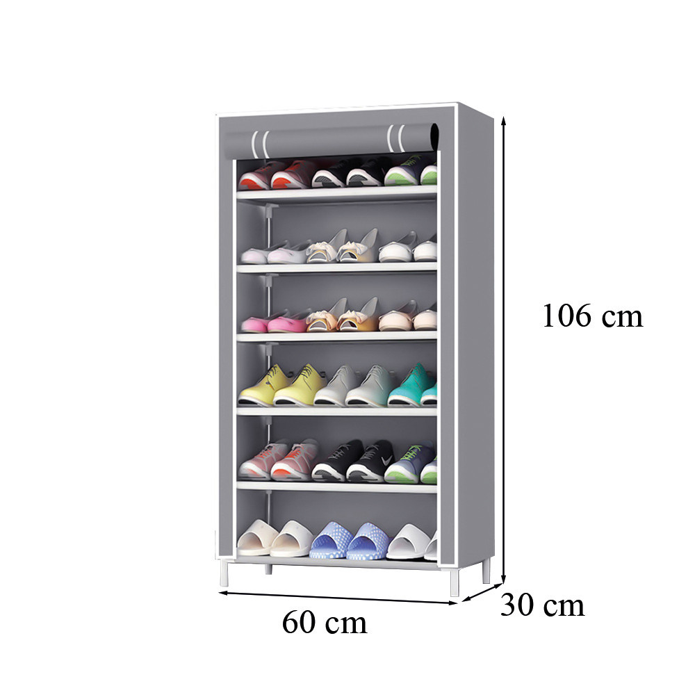 Leziter Dulap pentru pantofi LCSZ-01 gri [2]