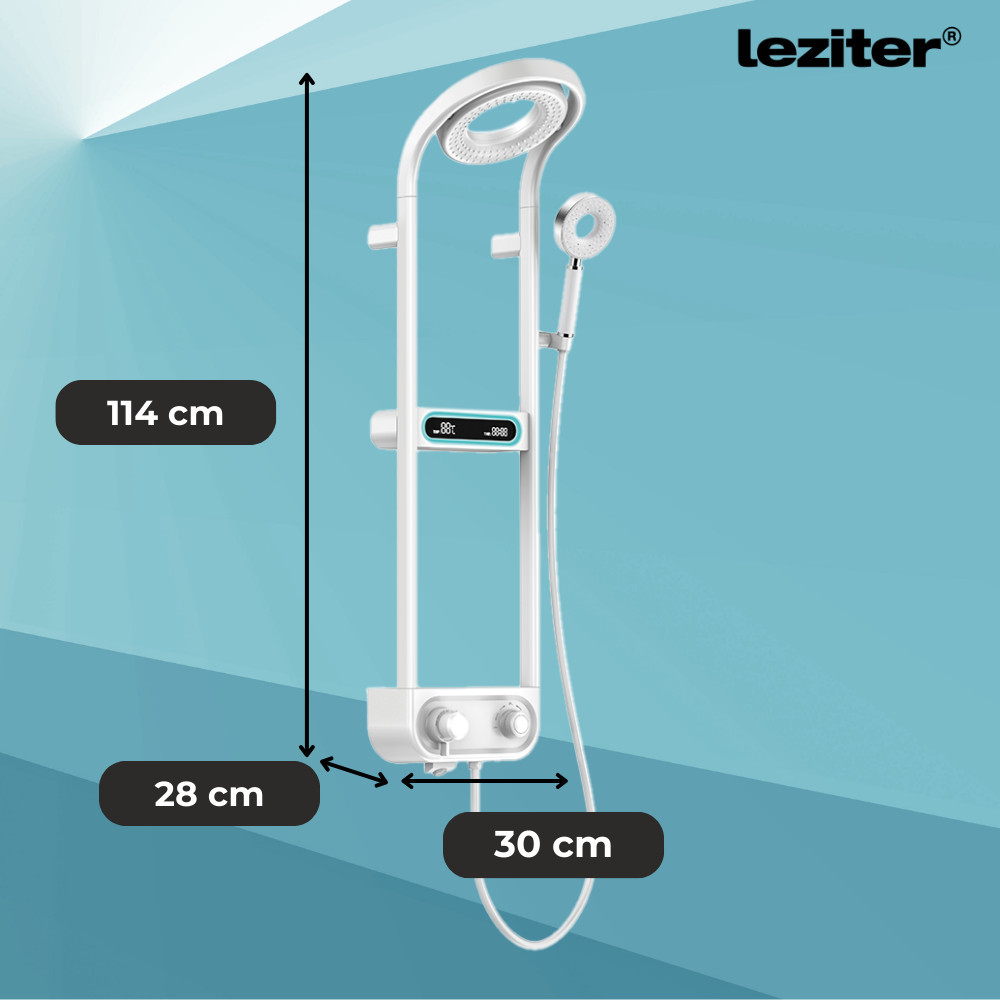 Leziter Set de duș digital Tropic cu mixer termostatic [2]
