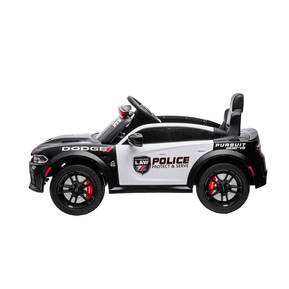Leziter Mașină de poliție electrică Dodge neagră [4]