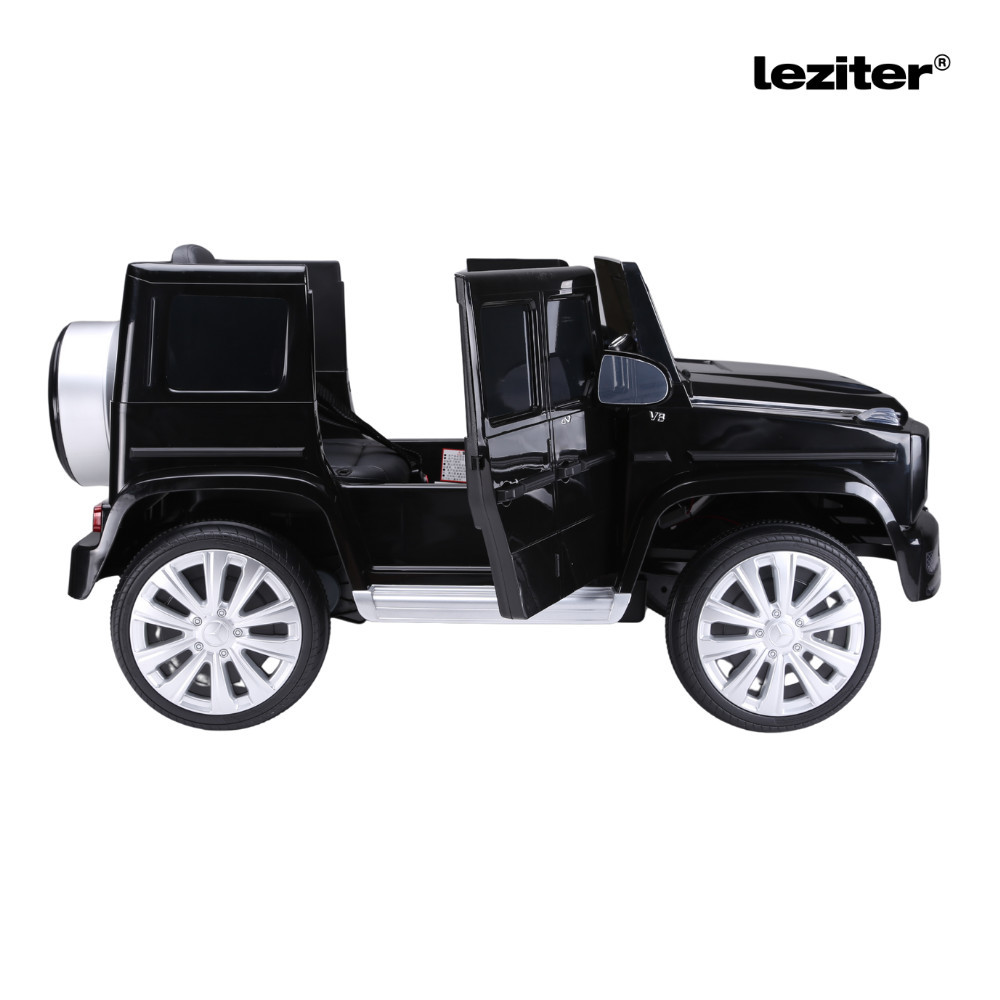 Leziter Mașină electrică Mercedes Benz G500 neagră [7]