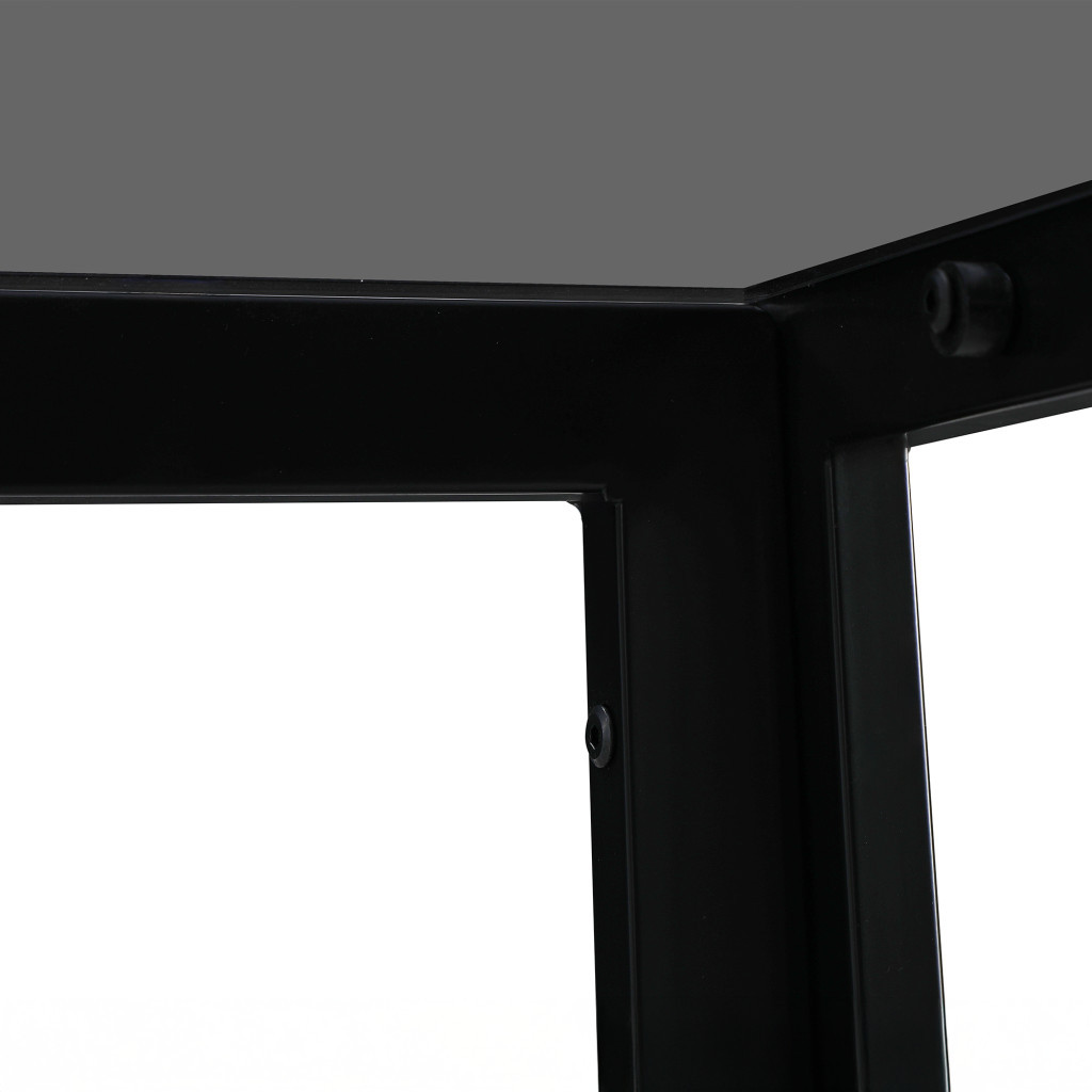 Leziter Rowan 4+1 set de sufragerie gri-negru [7]