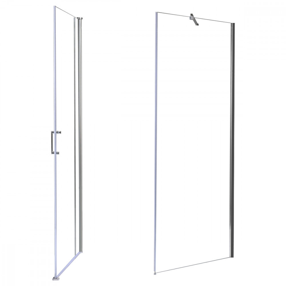 Leziter Cabină de duș pătrată Monica 80x80 cm fără cădiță de duș [3]