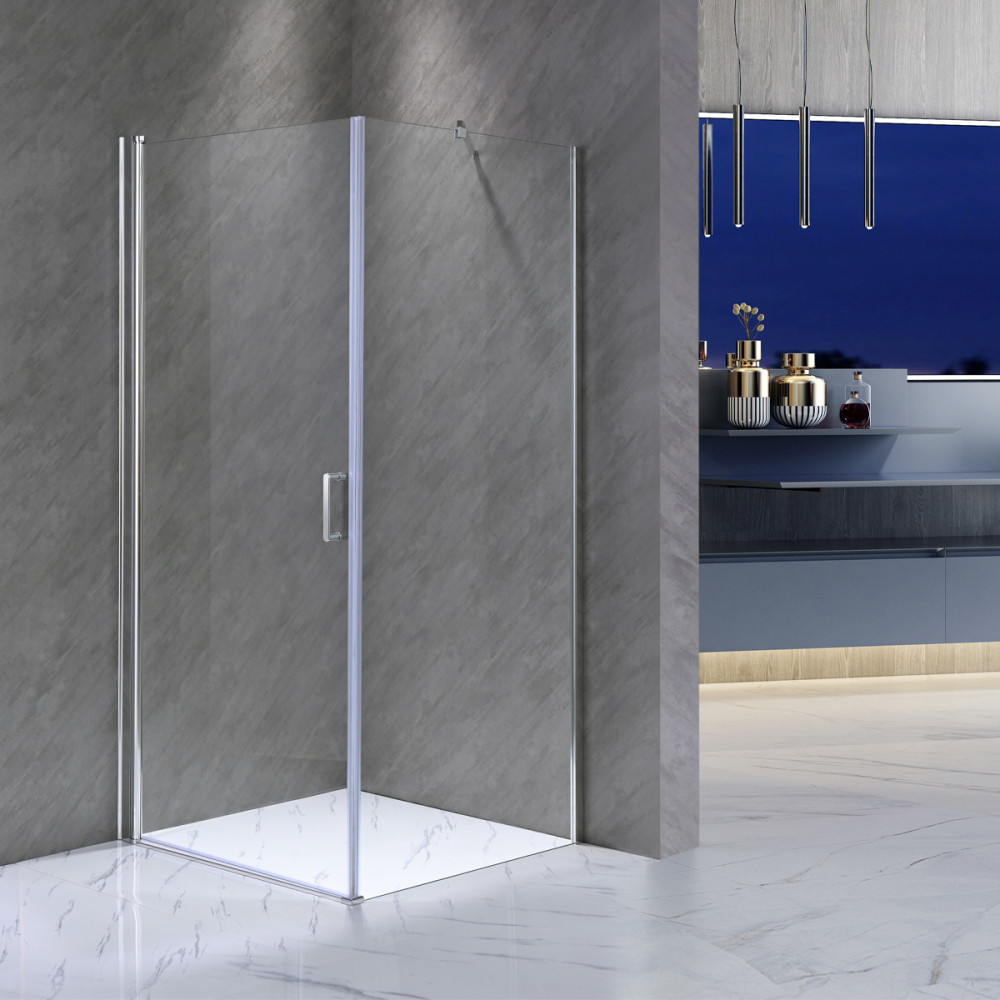 Leziter Cabină de duș pătrată Monica 90x90 cm fără cădiță de duș [1]
