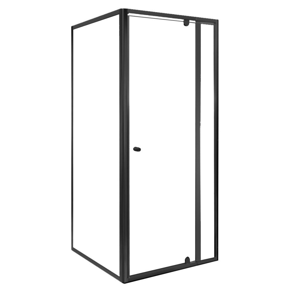 Cabină de duș pătrată / Cabină de duș dreptunghiulară - Leziter Flexi 90x90 cm cabină de duș unghiulară montată pe colț, fără tavă de duș