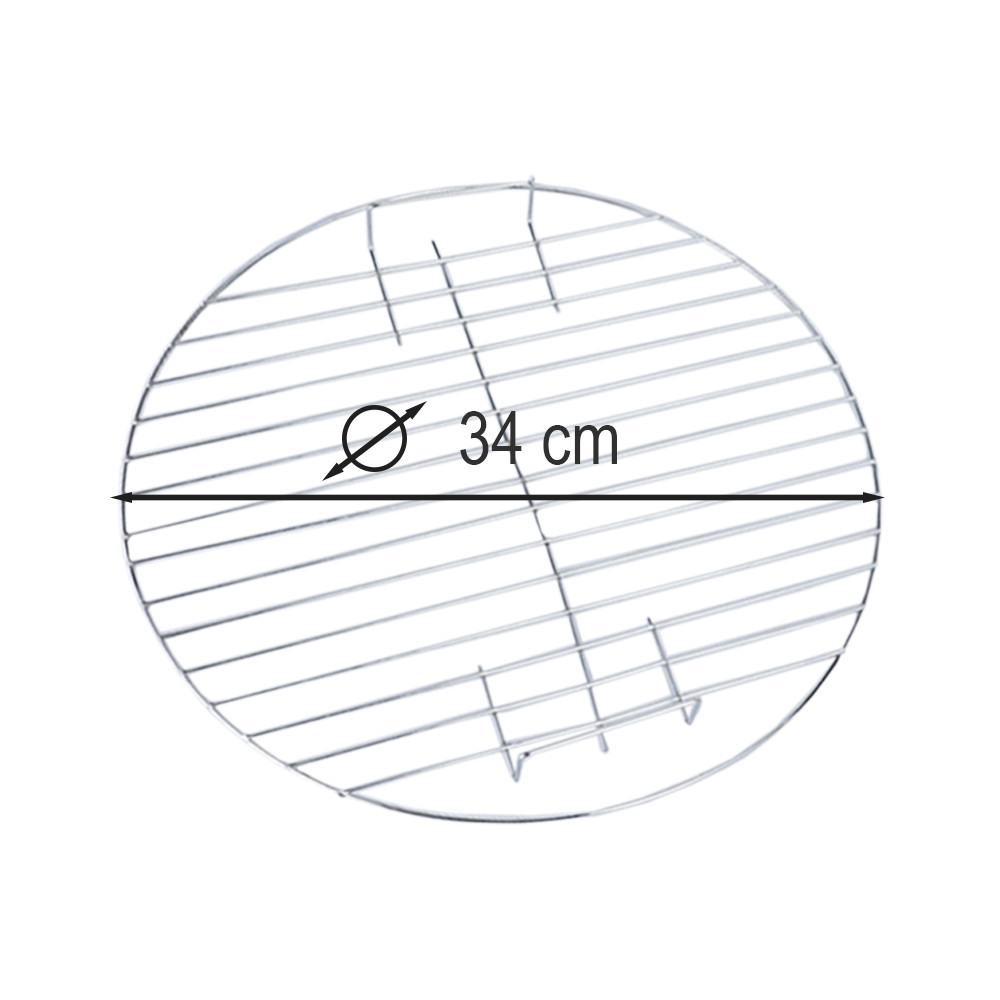 Leziter Grătar rotund pentru grătar 34 cm [1]