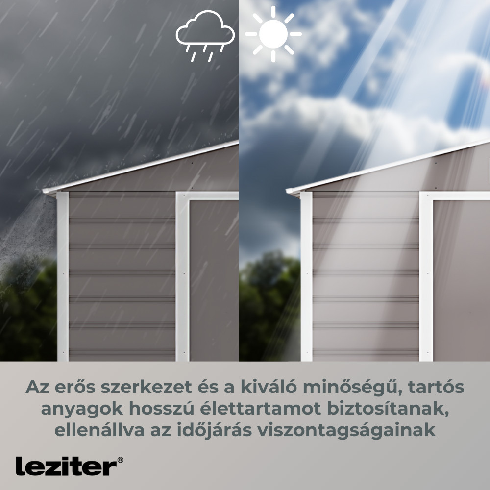 Leziter Depozit pentru unelte de grădină Arizona 213x195 cm [5]