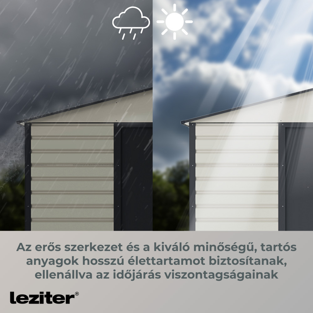 Leziter Depozit pentru unelte de grădină Kansas 277x195 cm [5]