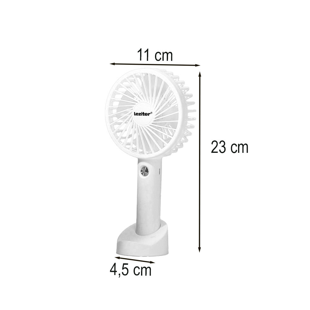 Leziter Galar ventilator usb portabil cu suport 4 W 1200 mAh [2]