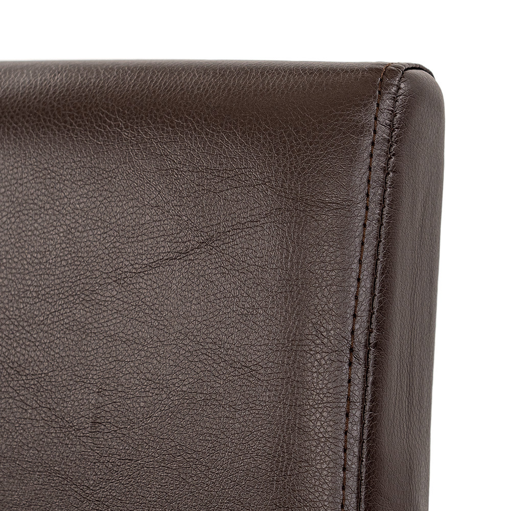 Leziter Scaun de sufragerie din piele Kelly, maro [5]