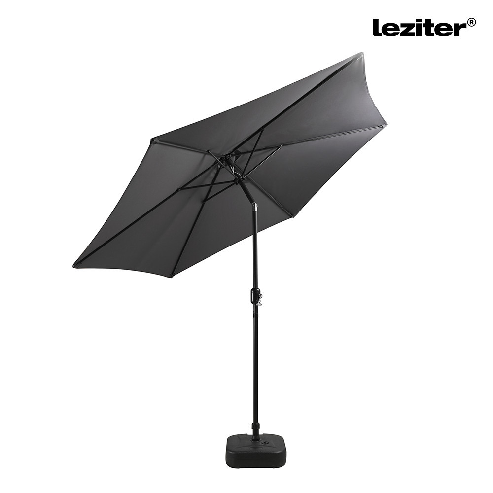 Leziter Parasol de grădină Gina gri 300 cm [7]