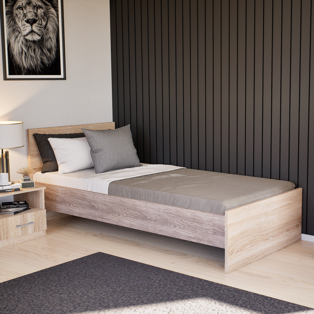 Leziter Pat single Miami 90x200 cm stejar Sonoma-stejar York [1]