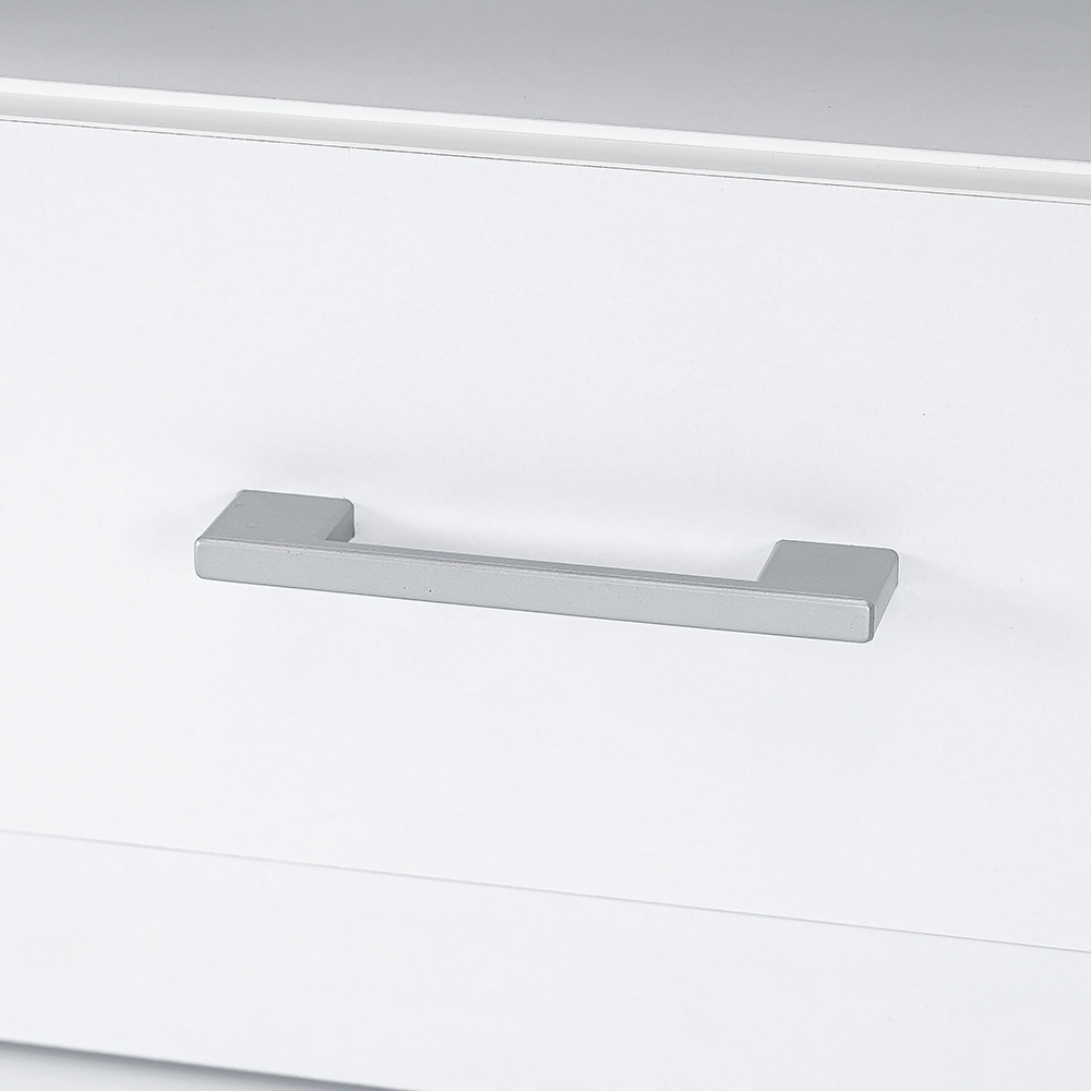 Leziter Noptieră Miami 1 sertar 40x40 cm alb-alb [5]