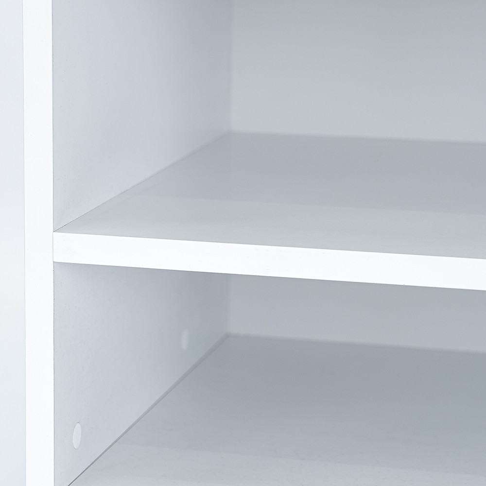 Leziter Noptieră Miami deschisă 40x40 cm alb-alb [4]