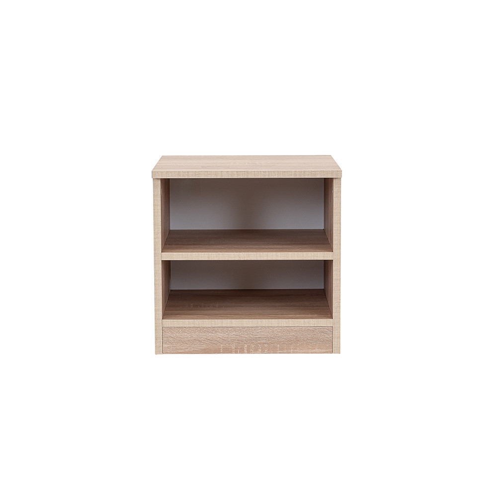 Leziter Noptieră Miami deschisă 40x40 cm stejar sonoma-stejar sonoma [3]