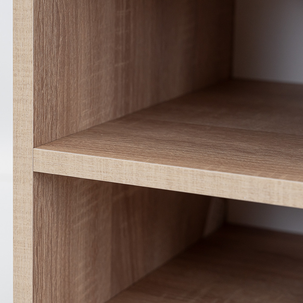 Leziter Noptieră Miami deschisă 40x40 cm stejar sonoma-stejar sonoma [4]