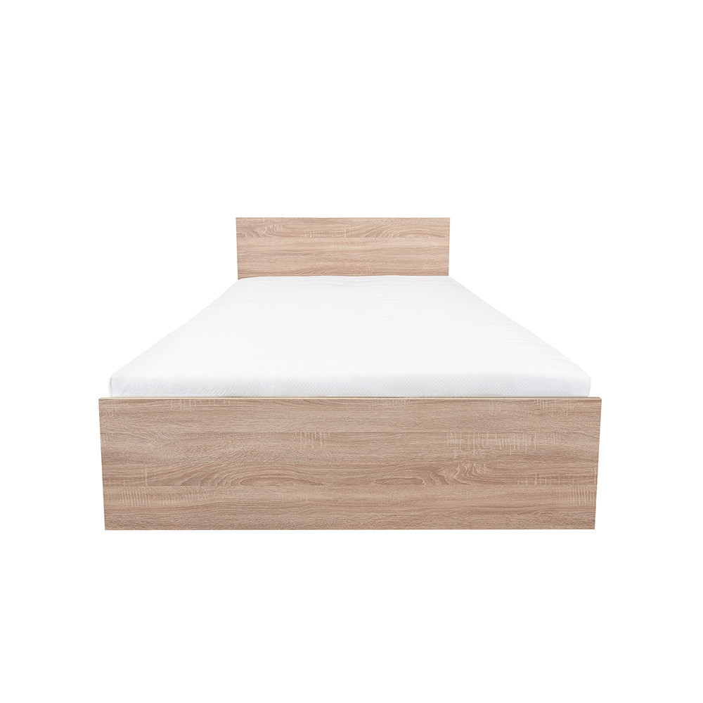 Leziter Pat dublu Miami fără cadru de pat 140x200 cm stejar sonoma-stejar sonoma [3]