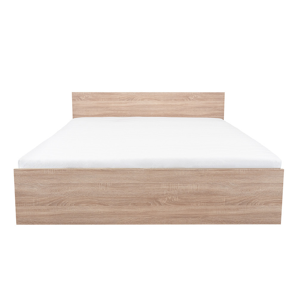 Leziter Pat dublu Miami fără cadru de pat 180x200 cm stejar sonoma-stejar sonoma [3]