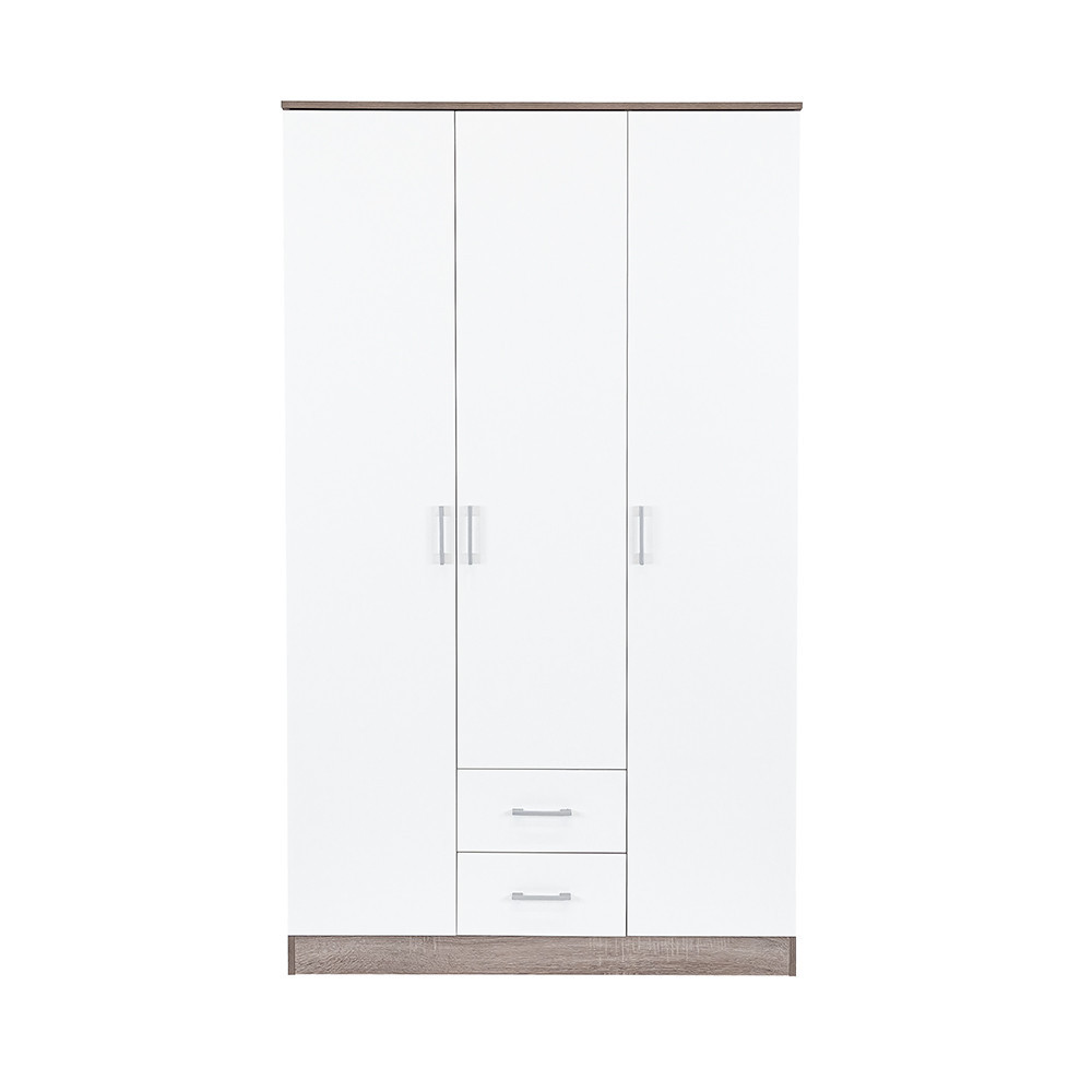 Leziter Dulap Miami 120x205 cm alb-stejar York [2]