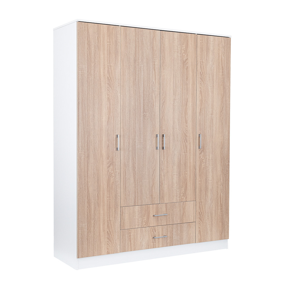 Leziter Dulap Miami 160x205 cm stejar sonoma-alb [4]