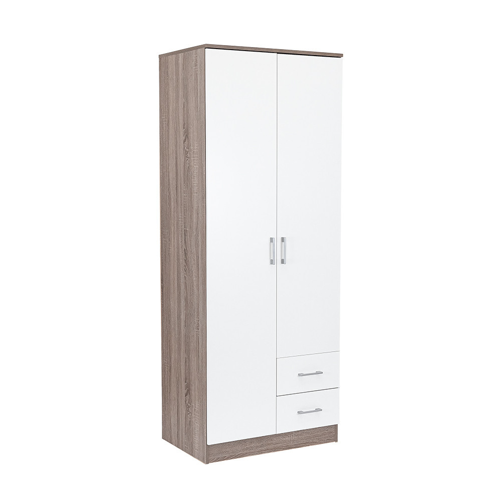 Leziter Dulap Miami 80x205 cm alb-stejar York [4]