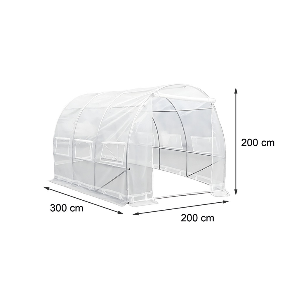 Leziter Cort din folie 200x200x300 cm fără cadru [1]