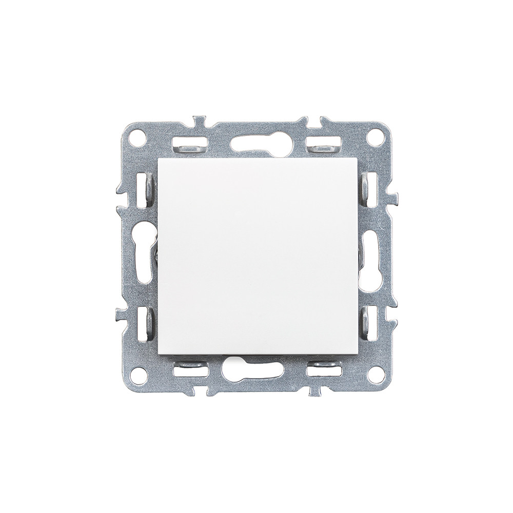 Întrerupător de alimentare - Leziter Nova întrerupător unipolar cu un singur circuit fără cadru 101 alb