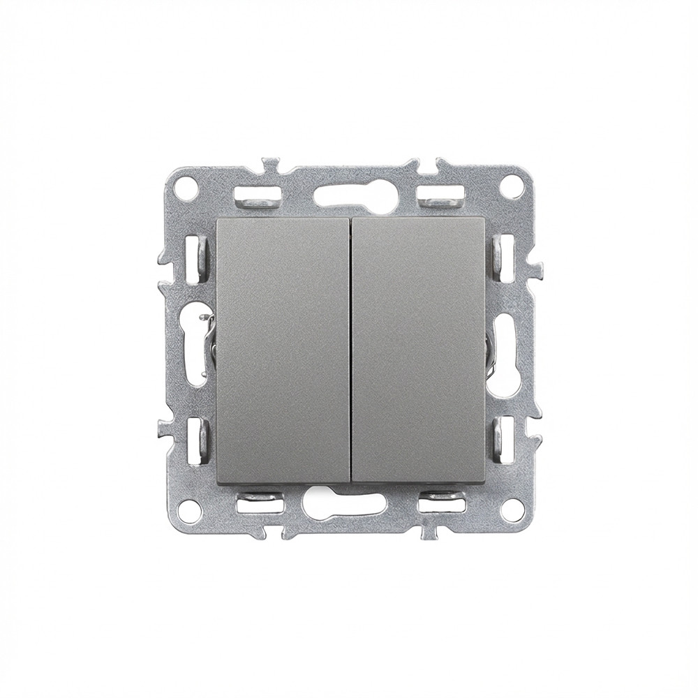 Întrerupător de alimentare - Leziter Nova comutator candelabru fără cadru 105 gri