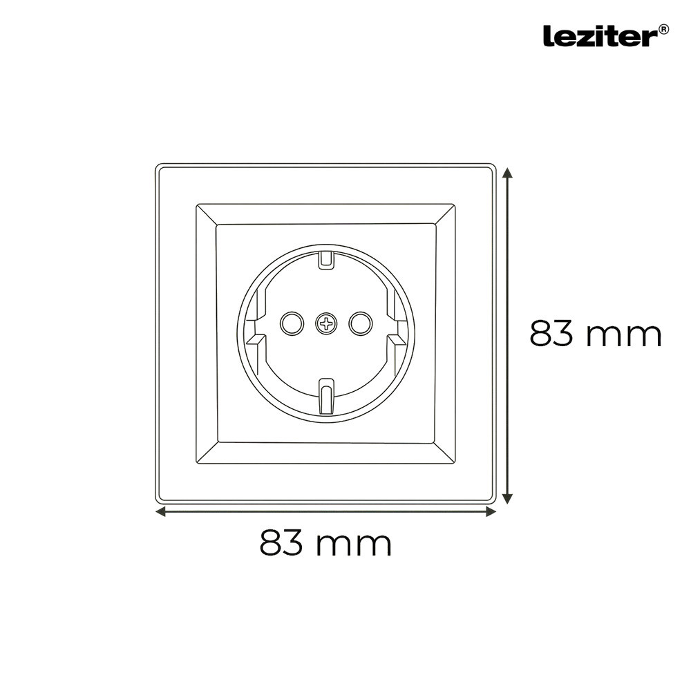 Leziter Dop Nova cu cadru alb [2]