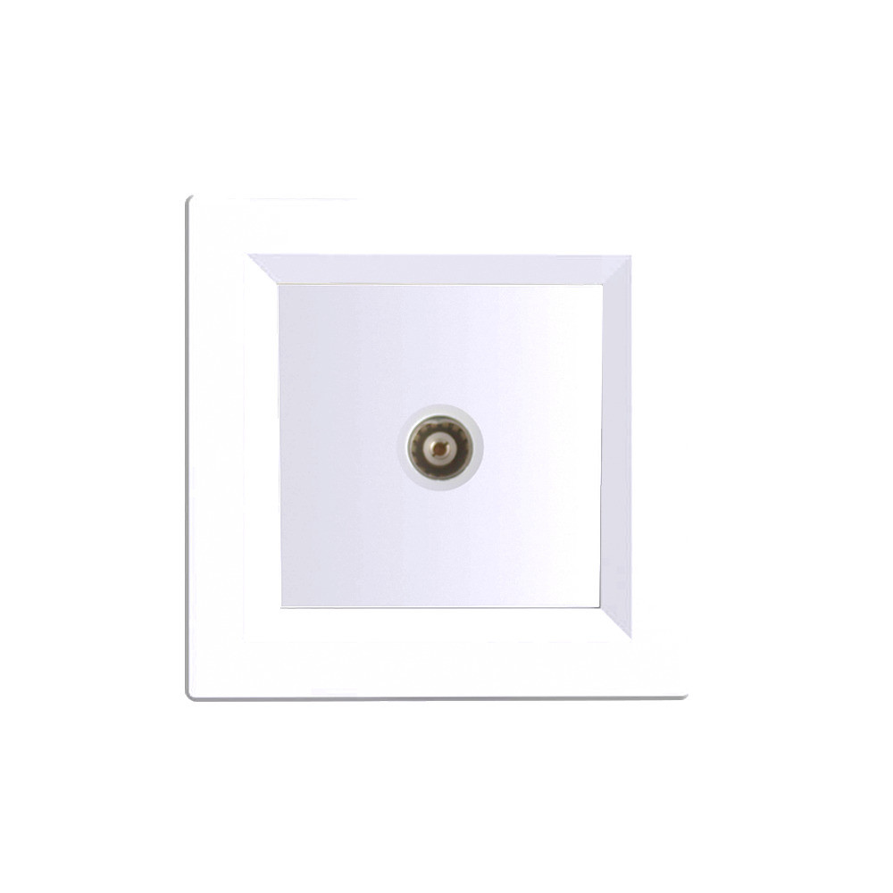 Electronică - Leziter Priză TV Nova cu cadru alb