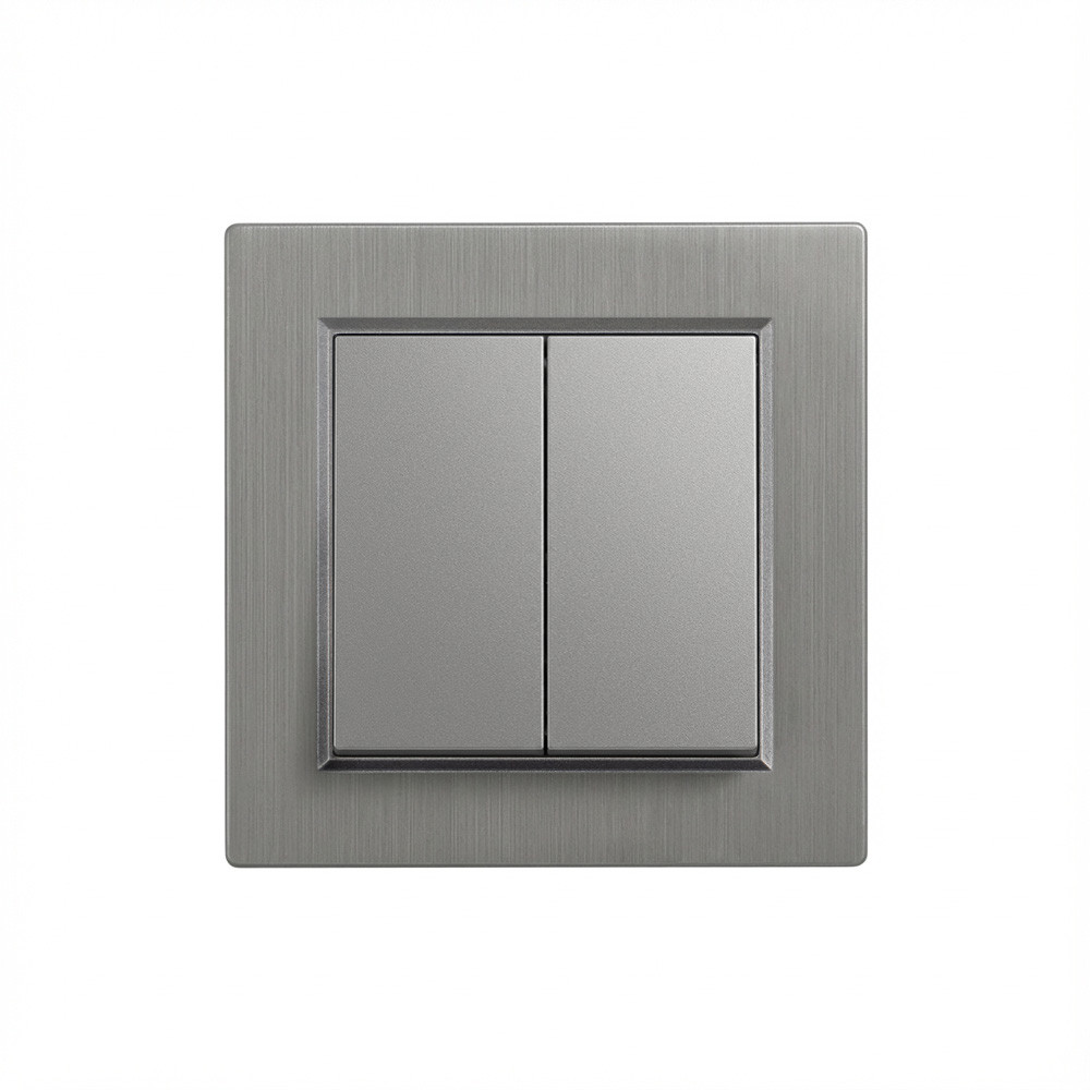 Întrerupător de alimentare - Leziter Nova candelabru comutator 105 cu cadru gri