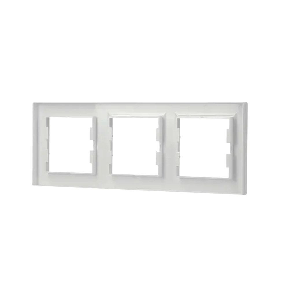 Leziter Nova cadru triplu orizontal alb [4]