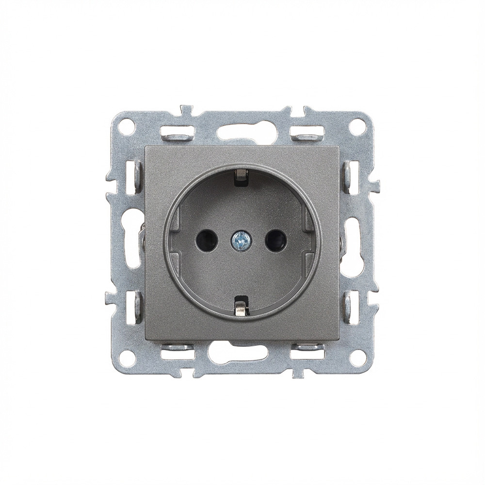 Conector, soclu - Leziter Soclu Nova fără cadru gri