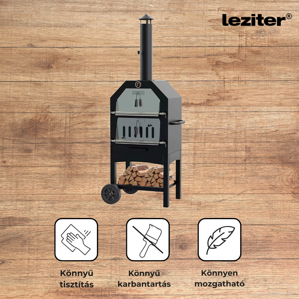 Leziter Cuptor mobil Fornello cuptor pizza [3]