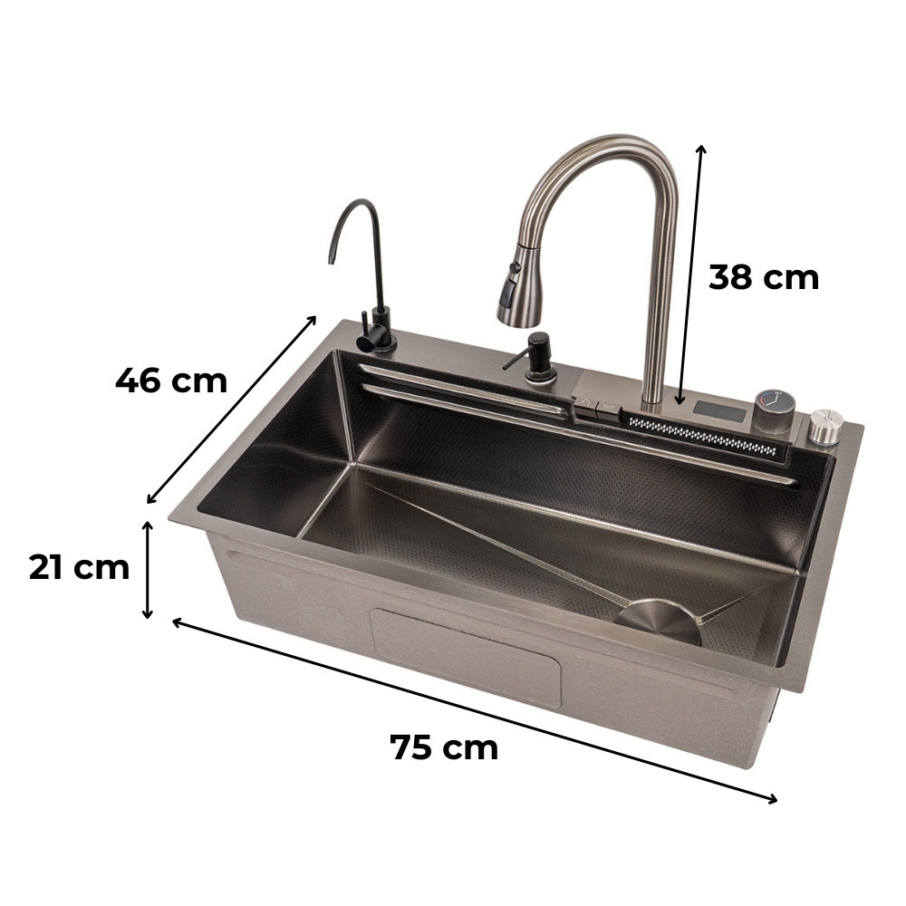 Leziter Chiuvetă din oțel inoxidabil Rose III [2]