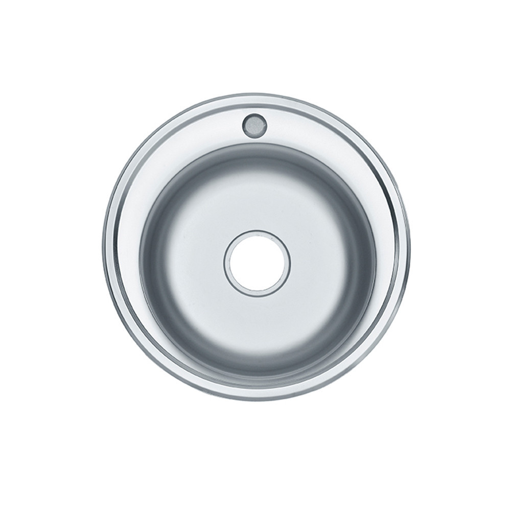 Chiuvetă inox - Leziter Chiuvetă rotundă Teur din oțel inoxidabil cu o singură cuvă