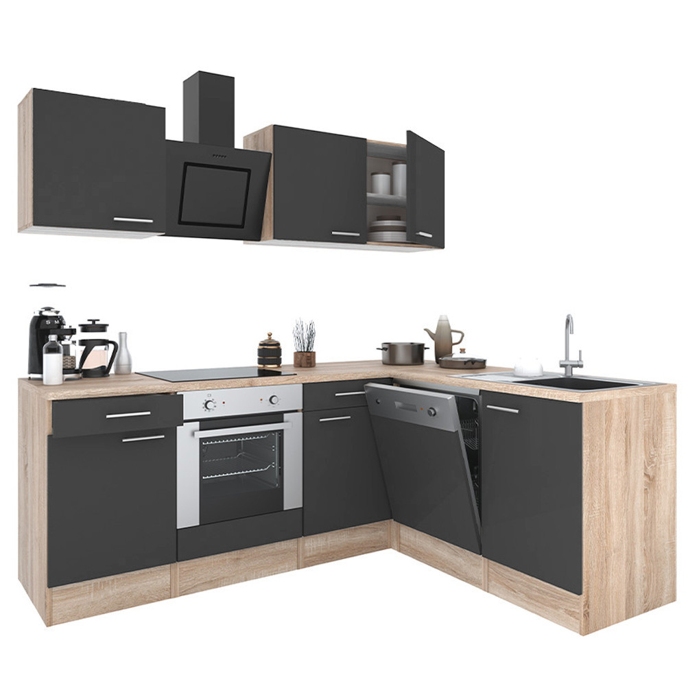 Bucătărie - Leziter Dulap de bucătărie de colț Yorki 220 cu cuptor de jos