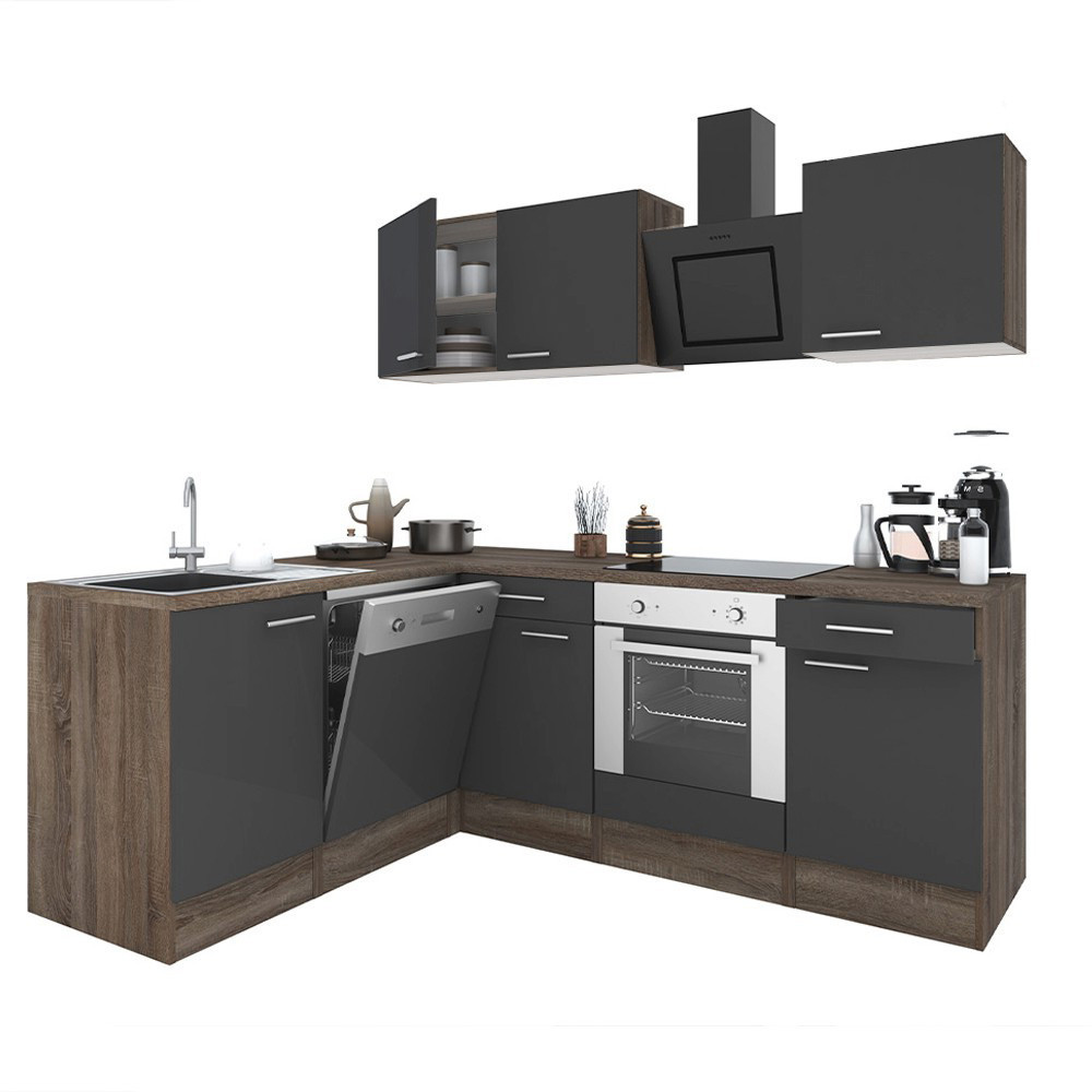 Leziter Dulap de bucătărie de colț Yorki 220 cu cuptor de jos [1]