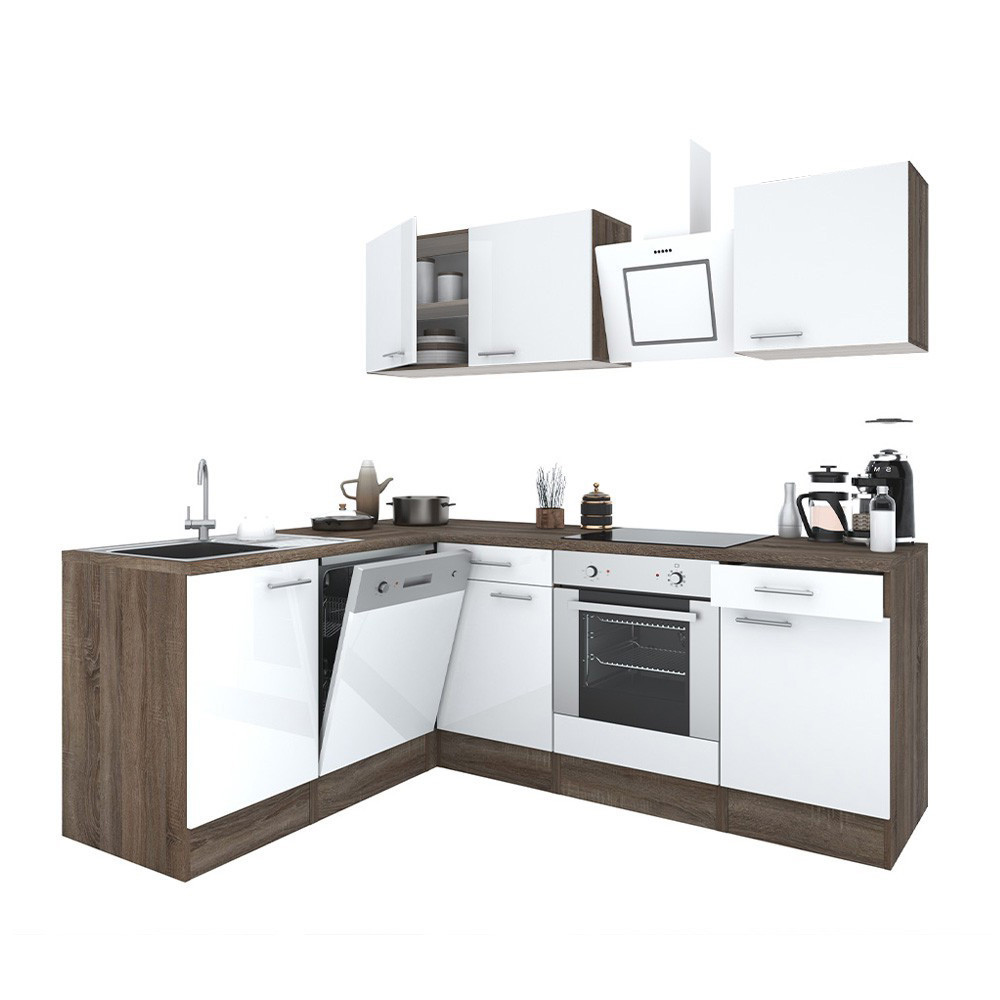 Leziter Dulap de bucătărie de colț Yorki 220 cu cuptor de jos [1]