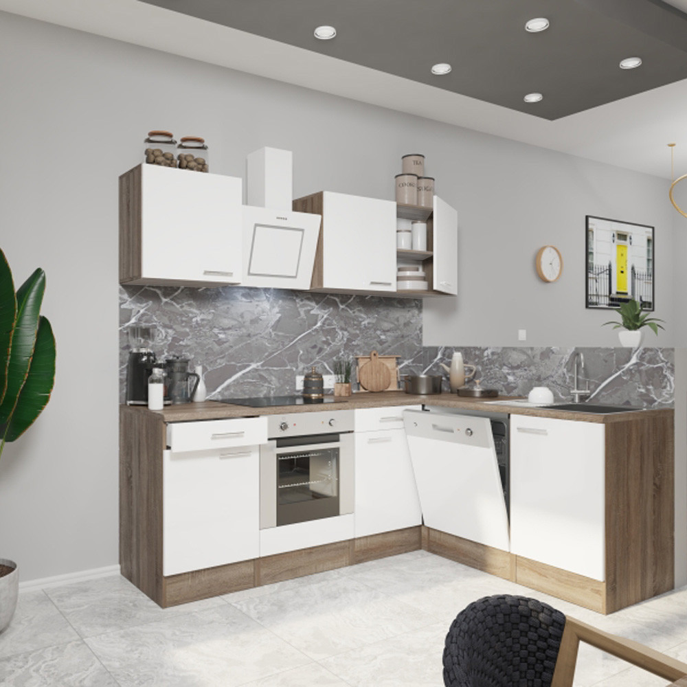 Leziter Dulap de bucătărie de colț Yorki 220 cu cuptor de jos [3]