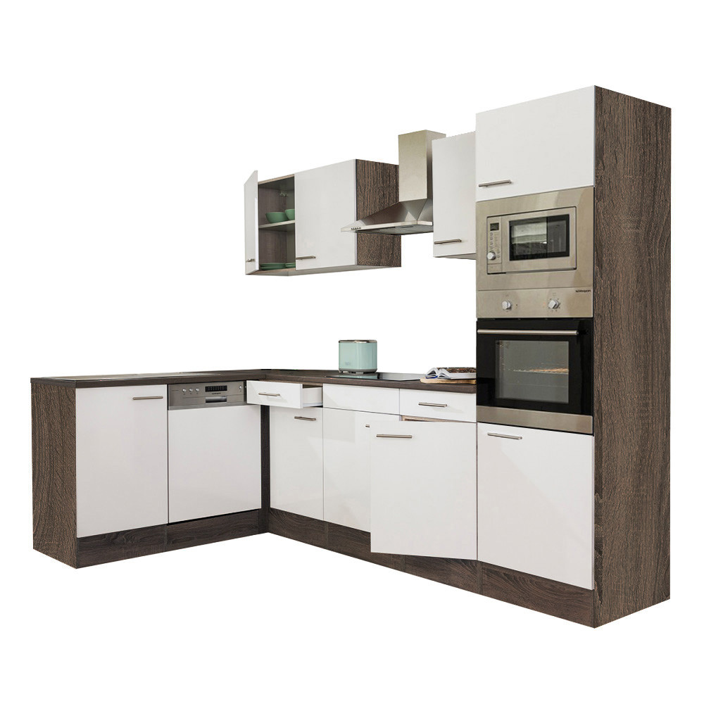 Leziter Unitate de bucătărie de colț Yorki 280 cu cuptor și cuptor cu microunde [1]