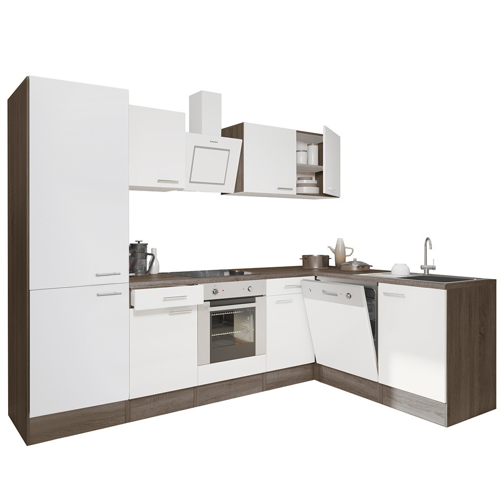 Mobilier bucătărie - Leziter Dulap de bucătărie de colț Yorki 280 cu cuptor inferior și rafturi