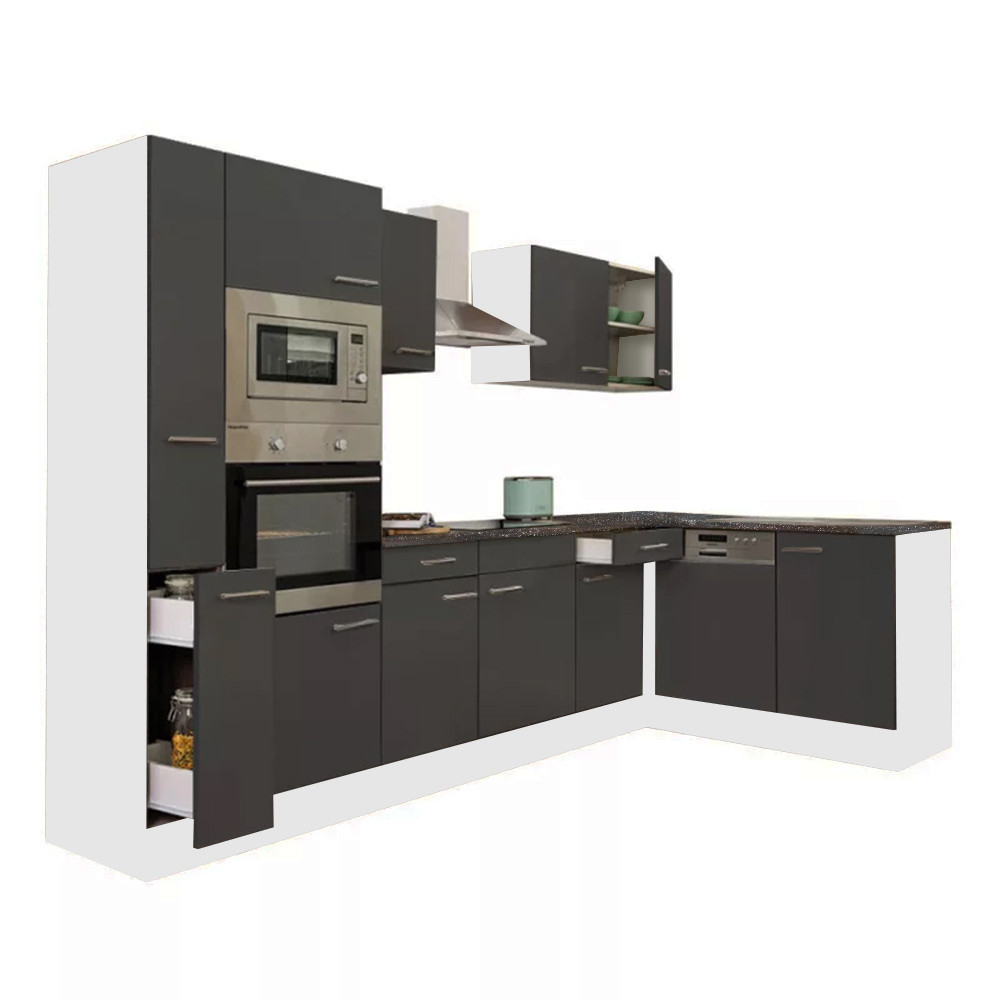 Mobilier bucătărie - Leziter Unitate de bucătărie de colț Yorki 310 cu cuptor și cuptor cu microunde