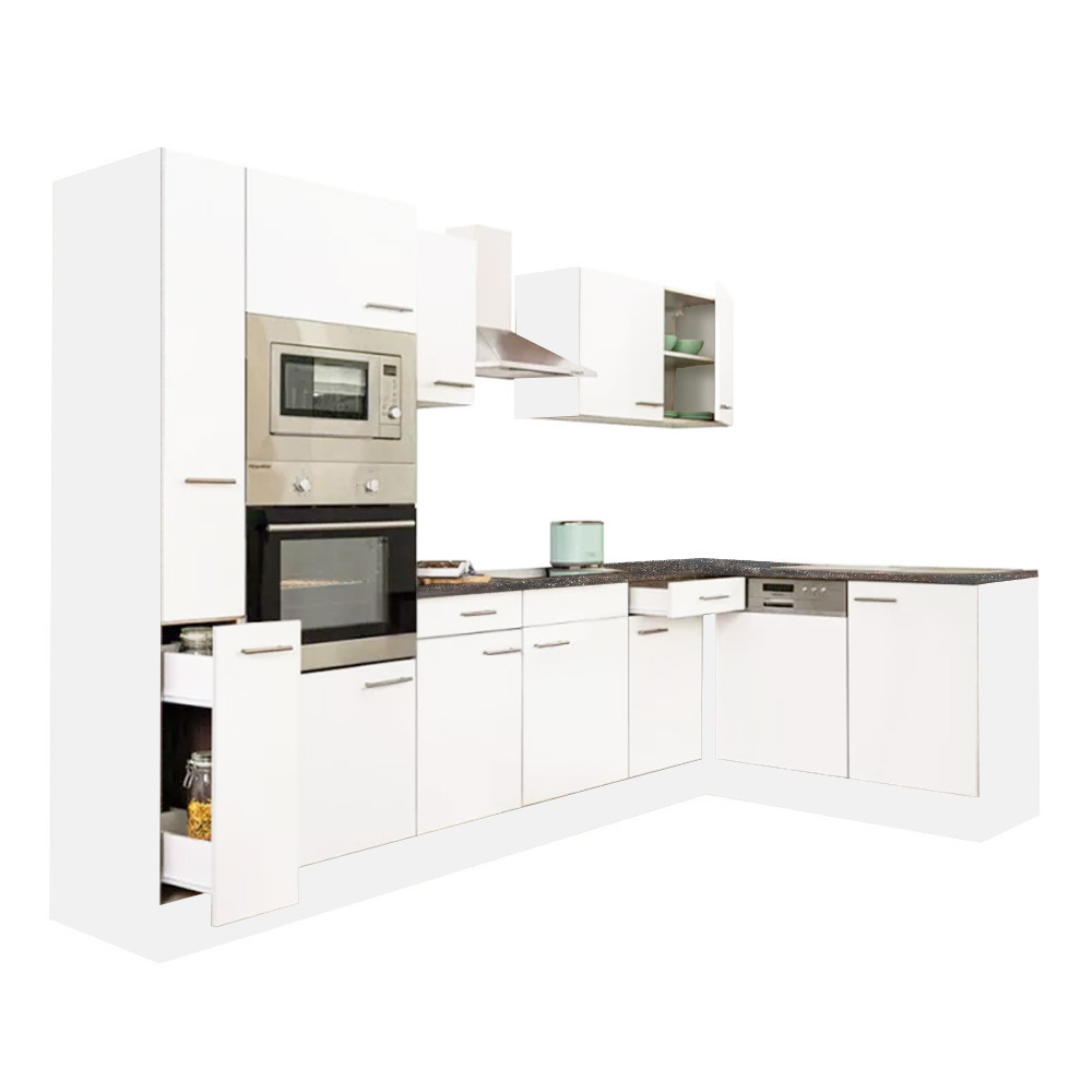 Mobilier bucătărie - Leziter Unitate de bucătărie de colț Yorki 310 cu cuptor și cuptor cu microunde