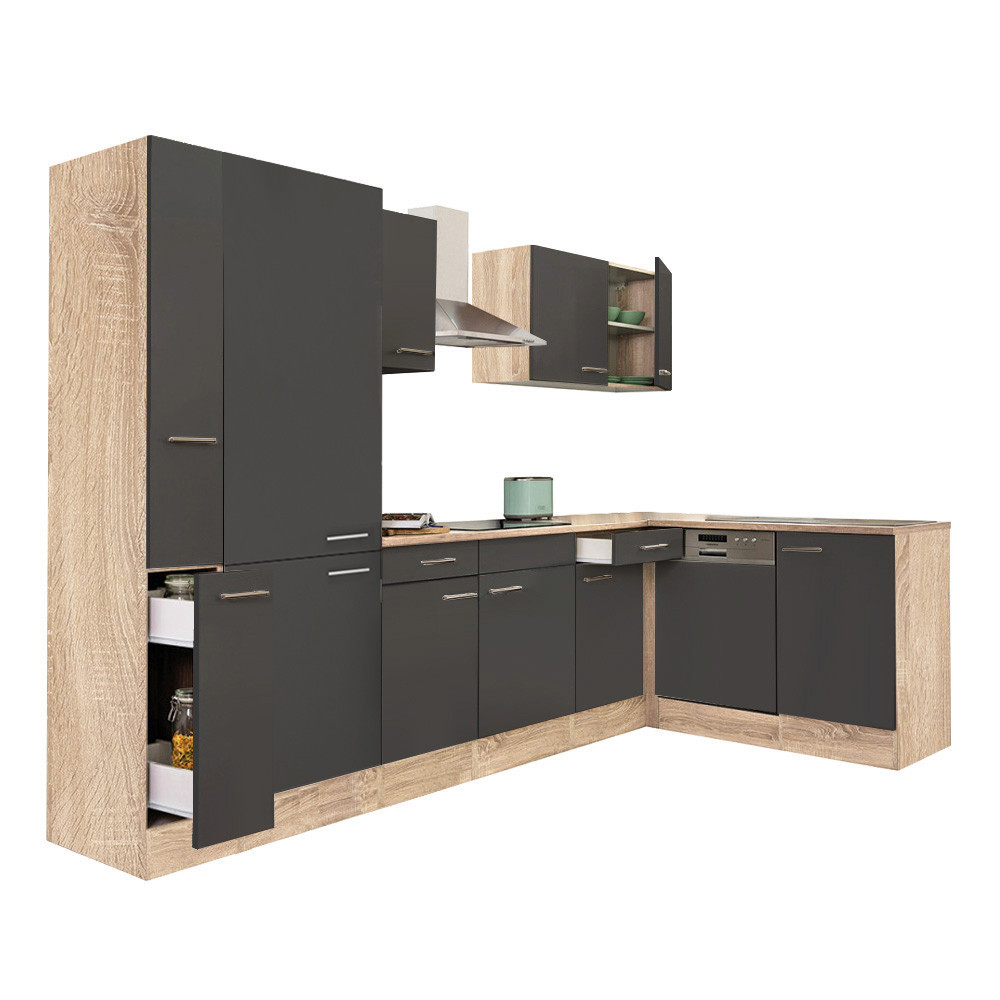 Mobilier bucătărie - Leziter Dulap de bucătărie de colț Yorki 310 cu rafturi